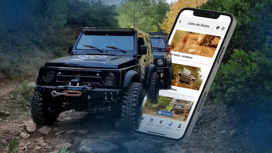 Aplicativo Visite Tur com rotas off-road